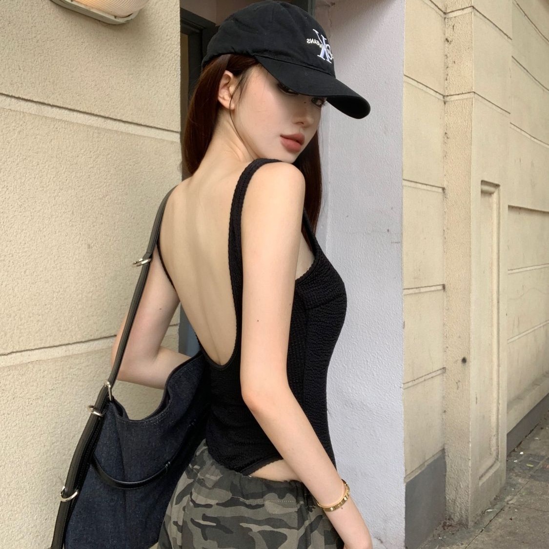 Black Strappy Bodysuit Sexy Ba - đánh giá và giá Suspender Tank Top