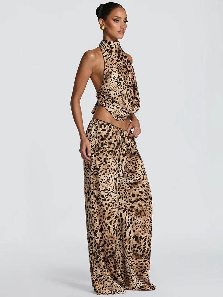 Sisterlinda Leopard Print 2 Pi - đánh giá và giá Suspender Tank Top