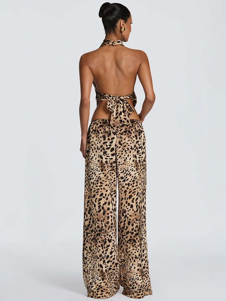 Sisterlinda Leopard Print 2 Pi - đánh giá và giá Suspender Tank Top